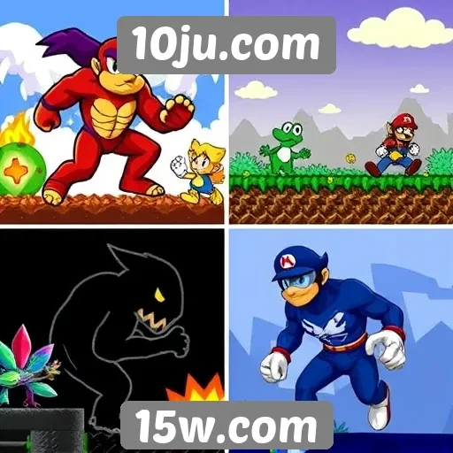 Comparativo de gráficos entre jogos do 10ju.com